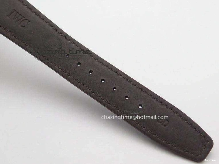 MIROTIME 0404 Portuguese Real PR IW500127 RG ZF 1:1 Best Edition Grey Red Dial On Brown Leather Strap A52010 V AllSeason 7331